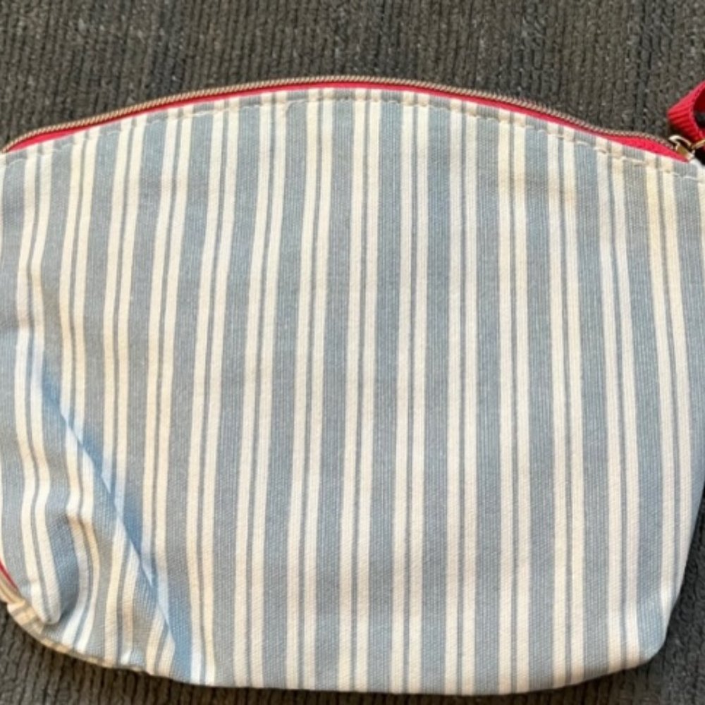 Ipsy Striped Makeup Bag